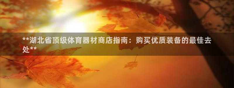 耀世天下是不是复仇的意思:**湖北省顶级体育器材商店指南:购